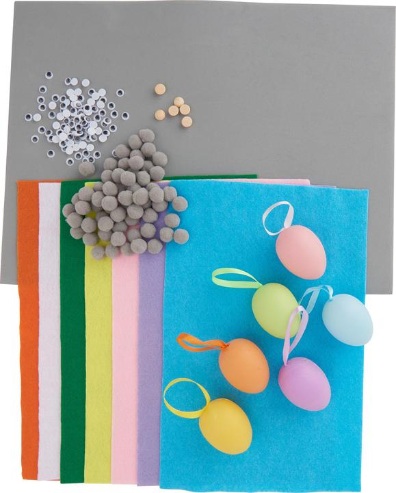 Image du produit VBS Kit de bricolage "Lapins multicolores", 6 pièces