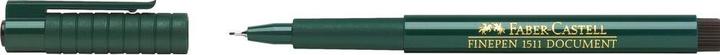 Faber-Castell Faserschreiber Finepen 1511 (Schwarz, 1 x)