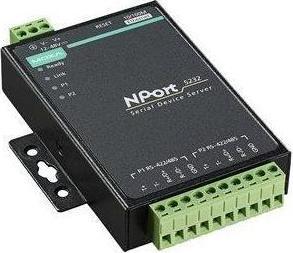 Produktbild Moxa NPORT 5232 - 2-Port RS-422485-Geräteserver, 0 bis 55C Betriebstemperatur