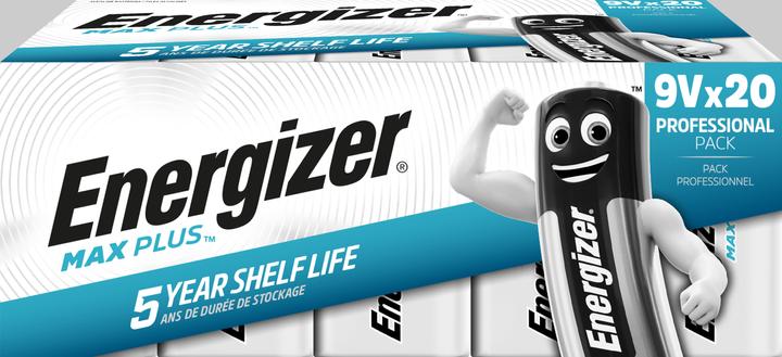 Immagine prodotto Energizer Max Plus (20 pz., 9V Block)