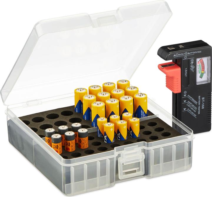 Actual product image Relaxdays Battery box