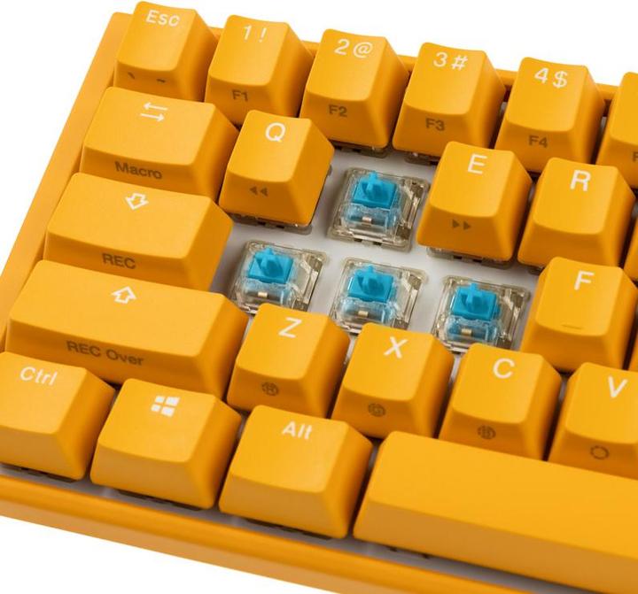 Produktbild Ducky One 3 Yellow SF Gaming Tastatur, RGB LED - MX-Blue (US) (US, Kabelgebunden)
