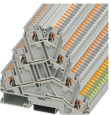 Produktbild Phoenix Contact PT 4-PE/3L 3210442 Motoranschlussklemme Polzahl: 7 0.20 mm² 4 mm² Grau 50 St.