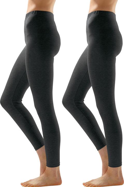 Produktbild Erwin Müller Damen-Leggings, lang 2er-Pack (44, 46)