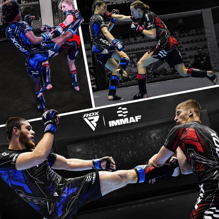 Produktbild Rdx SHORTS MMA T16 NOIR/GRIS-L (M, L)