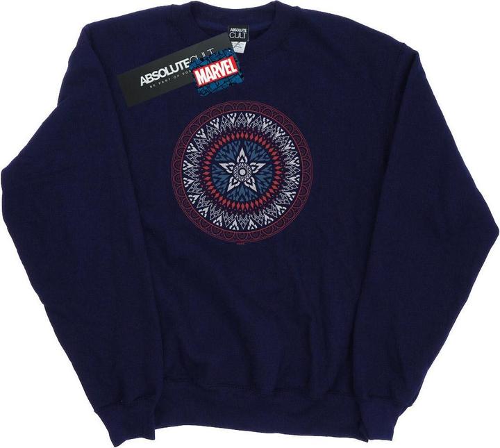 Immagine prodotto Captain America Ornamental Shield Felpa Donna (L)