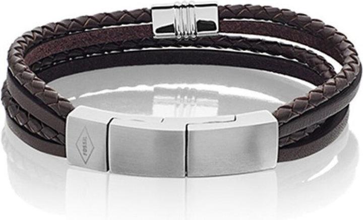 Image du produit Fossil Vintage Casual (19 cm, Acier inoxydable, Cuir)