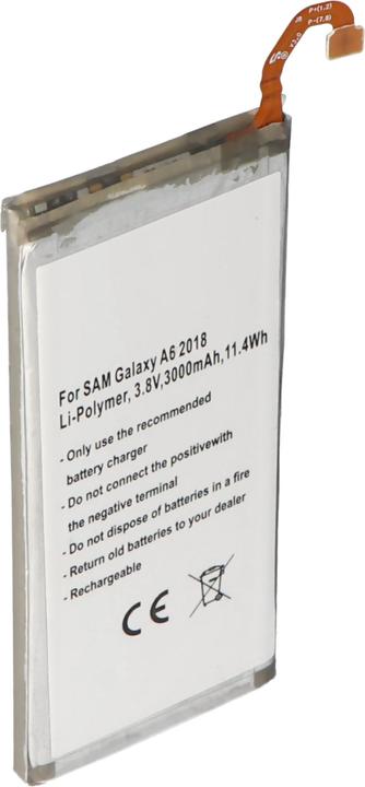 Produktbild AccuCell Akku Samsung Galaxy A6 2018