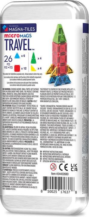 Productafbeelding Magna-Tiles microMags reisset