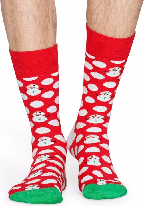 Actual product image Happy Socks Big Dot Snowman (Single pack, 41 - 46)