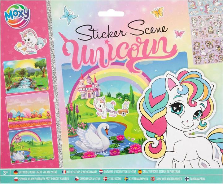 Actual product image Grafix Design your own sticker scene - Unicorn