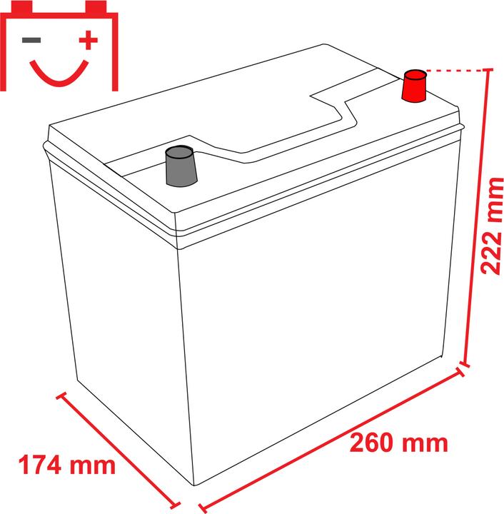 Actual product image Bosch Automotive S4 026 (12 V, 70 Ah, 630 A)