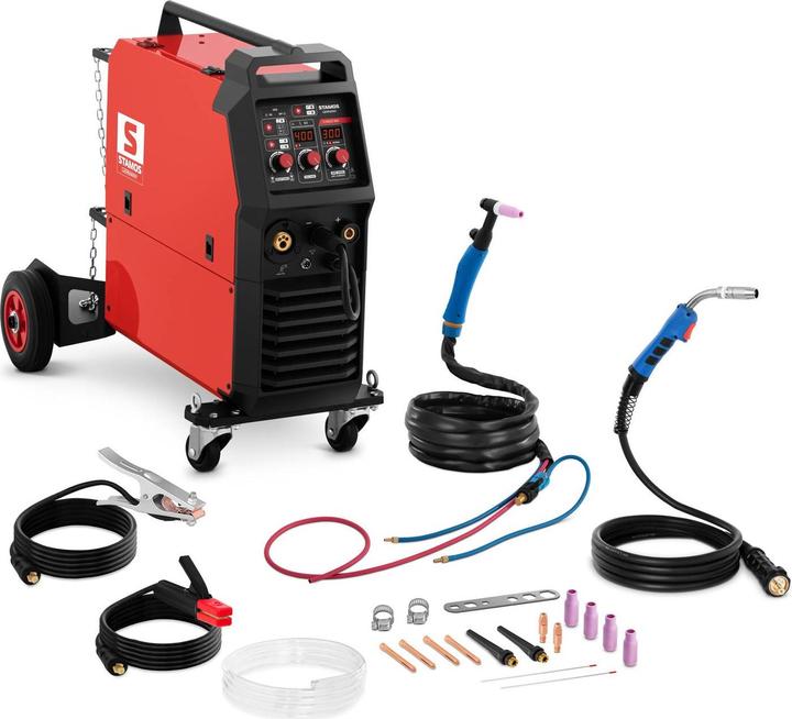 Actual product image Stamos Combined Welder - 300 A - 400 V - MIG/MAG - TIG - MMA -FCAW