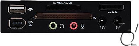 Produktbild Silverstone SST-FP35B Front-Access Panel (USB)