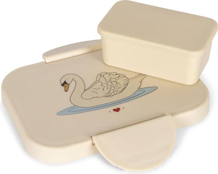Actual product image Konges Slojd LunchBox Swan Off White