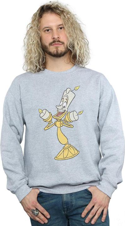 Immagine prodotto Disney Beauty And The Beast Lumiere Distressed Felpa Uomo (L)