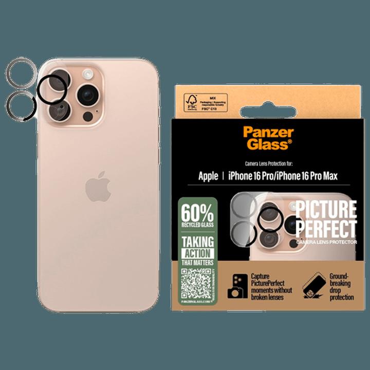 Produktbild PanzerGlass Picture Perfect Kameraschutz (1 Stück, Apple iPhone 16 Pro, Apple iPhone 16 Pro Max)