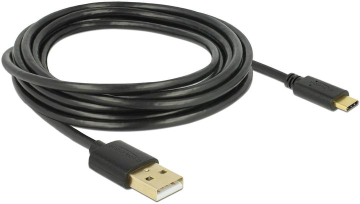 Productafbeelding Delock USB 2.0 Kabel A-C (3 m, USB 2.0)