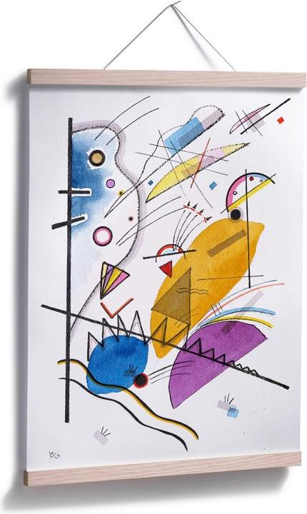 Produktbild Trenddeko Kandinsky - Durchgehender Strich (100 x 120 cm)