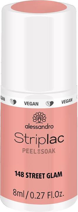 Alessandro Striplac Peel or Soak - Street Glam (Peach, Rosa, Abziehbarer Nagellack)