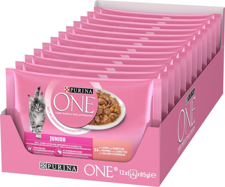Produktbild Purina ONE Junior (Junior, 4 Stk., 85 g)