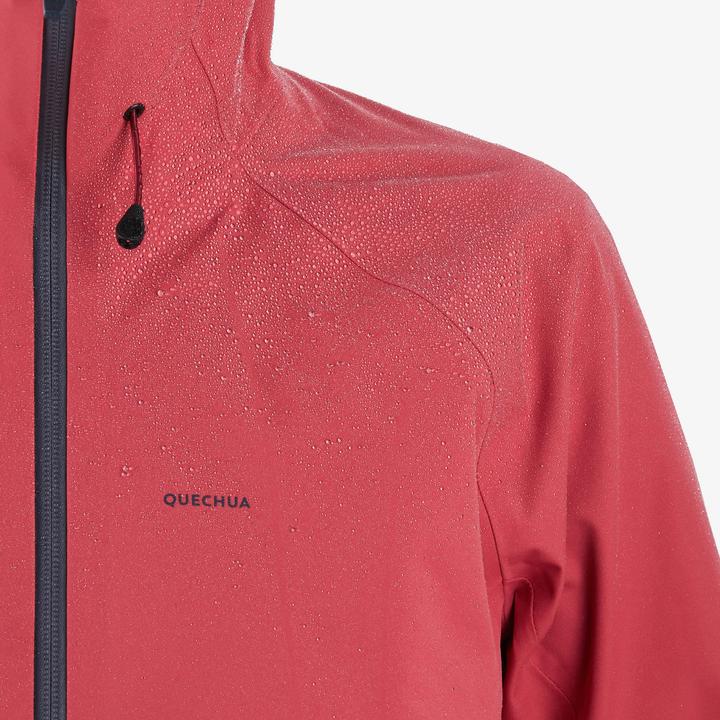 Immagine prodotto Quechua Giacca da trekking da donna impermeabile per escursioni in montagna - MH500 rosa (L)