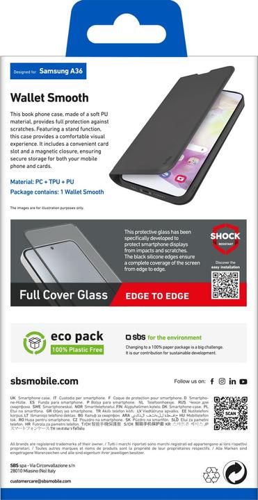 Label énergétique SBS Couverture du livre (Oppo A36)