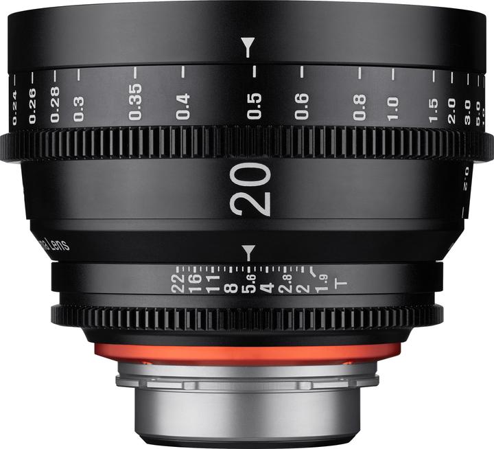Actual product image Samyang XEEN 20mm T1.9 FF CINE PL (PL, full size)