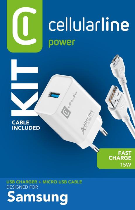 Immagine prodotto Cellularline Kit caricabatterie (15 W)