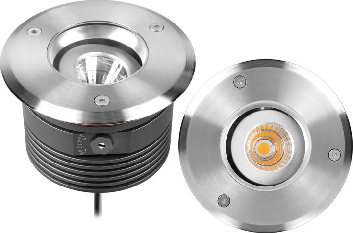 Actual product image Schönenberger LED recessed floor spotlight DISC III (500 lm, IP67)