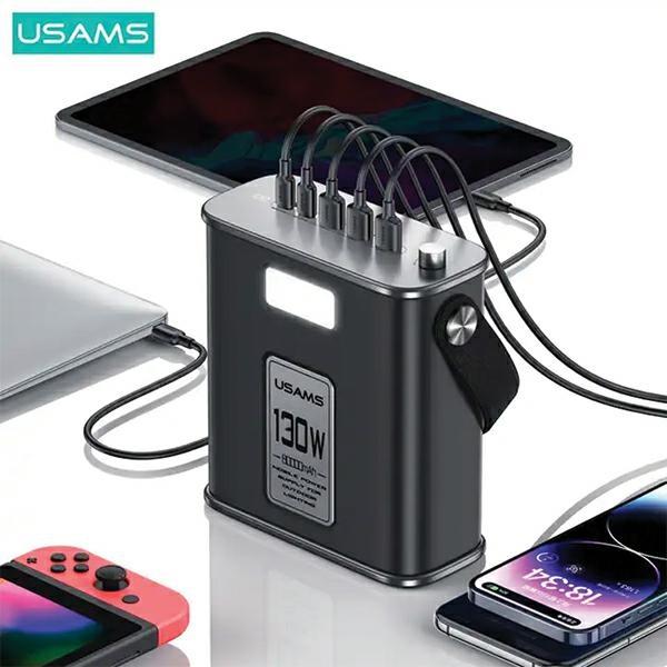 Image du produit Usams Kit de charge rapide ST (80000 mAh, 130 W, 296 Wh)