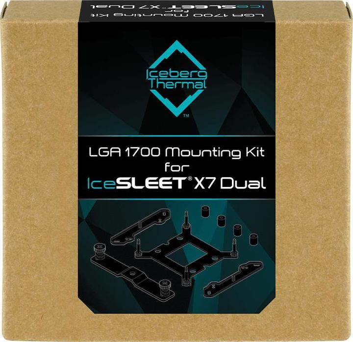Actual product image Iceberg Thermal LGA 1700 Kit IceSLEET x7 Dual