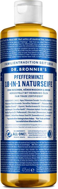 Produktbild Dr. Bronner's 18-IN-1 Pfefferminze (Flüssigseife, 475 ml)