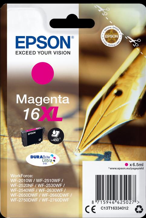 Immagine prodotto Epson 16XL DuraBrite Ultra (M, FC, C, Y)
