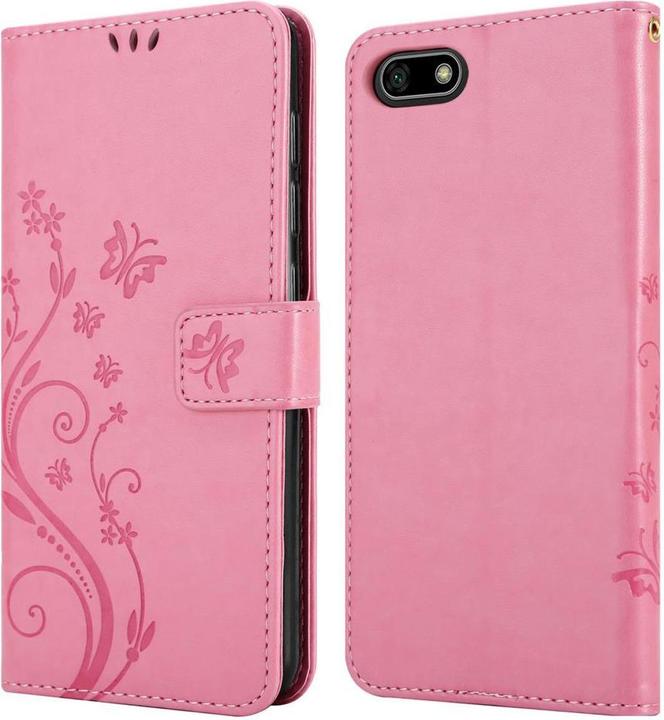 Image du produit Cadorabo Couverture du livre de fleurs (Huawei Y5 Prime 2018, Huawei Y5 (2018))