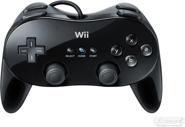 Nintendo Wii Classic Controller, Schwarz (Wii)