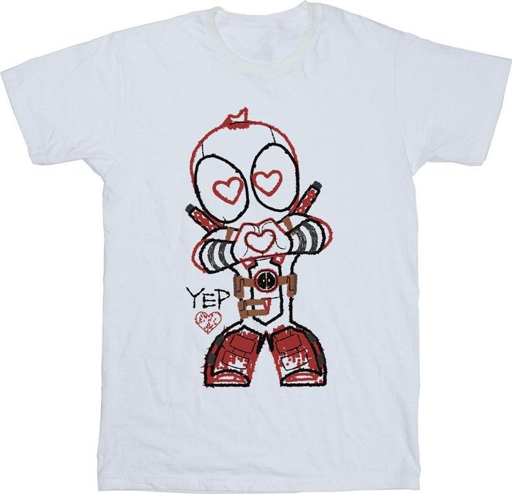 Produktbild Deadpool Love Beam Line TShirt (S)