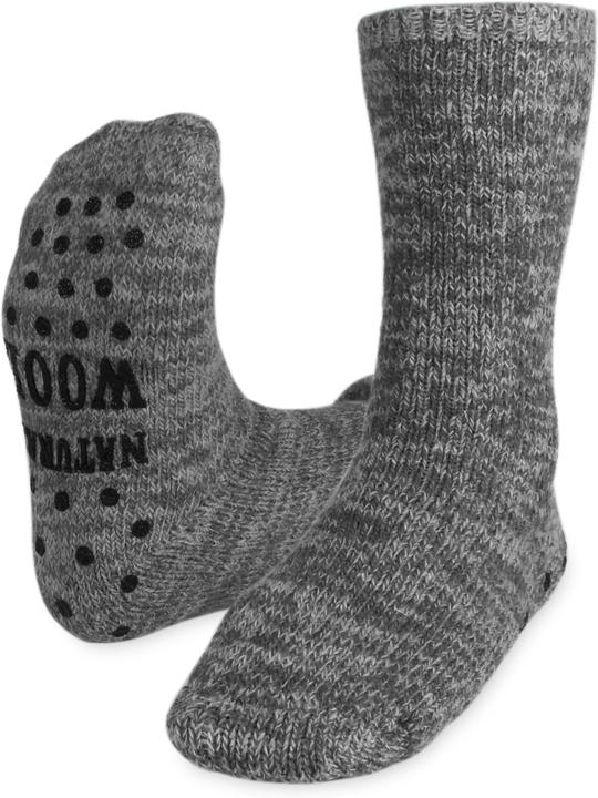 Circle Five Winterhausschuhe mit ABS-Druck - Wollsocken