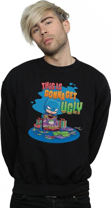Image du produit - Sweat SUPER FRIENDS BATMAN JOKER CHRISTMAS JUMPER - Homme (M)