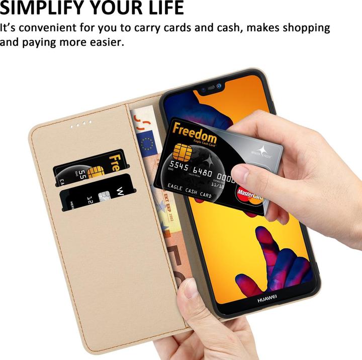 Produktbild Cadorabo Book Hülle mit Print (Huawei Nova 3E)
