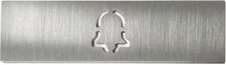 Actual product image Doorbird Nameplate bell for D11x call button stainless steel V4A