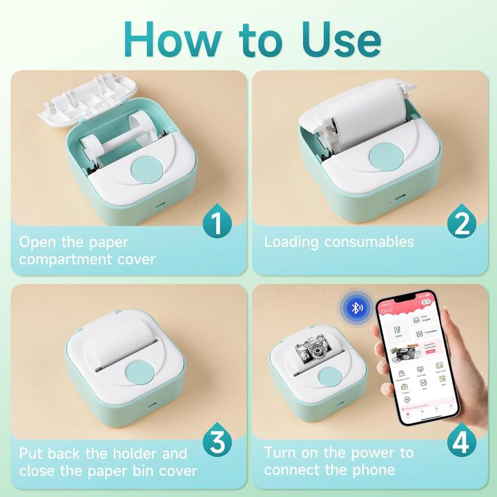 Image du produit Phomemo Q02 GRN (203 dpi)