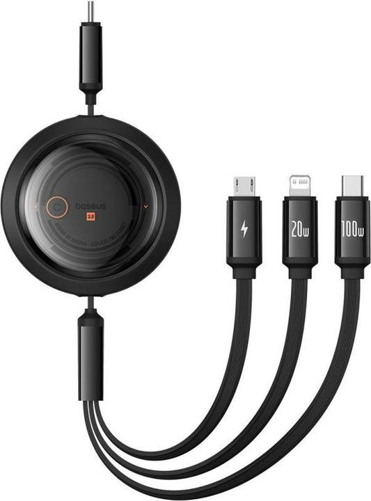 Produktbild Baseus USB Typ C – Micro USB B, Lightning, USB Typ C (1.10 m, USB 2.0)