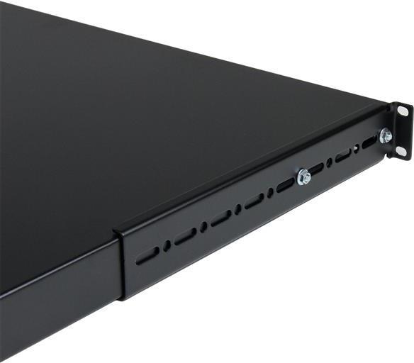 Actual product image StarTech 1 U adjustable heavy duty shelf for server rack/cabinet up to 80 Kg - Shelf for server rack 1U
