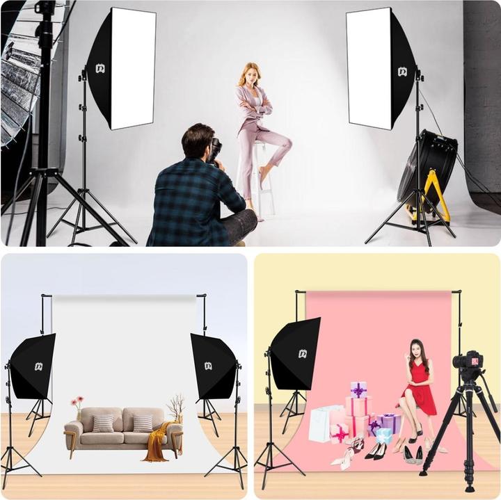 Immagine prodotto Puluz Luce continua Softbox con treppiede (Soft box)