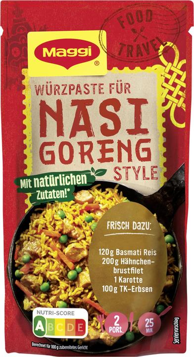 Maggi FOOD TRAVEL Paste für Nasi Goreng Style (65 g)