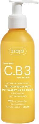 Ziaja Vitamin C.B3 Niacinamide Face Wash Gel - Gentle cleansing gel with vitamin complex 190ml (Gel, 190 ml)