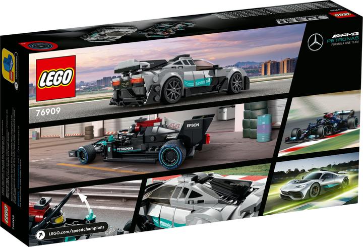 Produktbild LEGO Mercedes-AMG F1 W12 E Performance & Mercedes-AMG Project One (76909, LEGO Speed Champions)