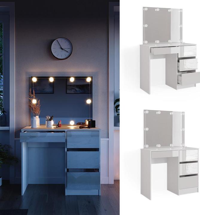 Immagine prodotto Vicco Sherry con illuminazione (90 x 40 x 75 cm)