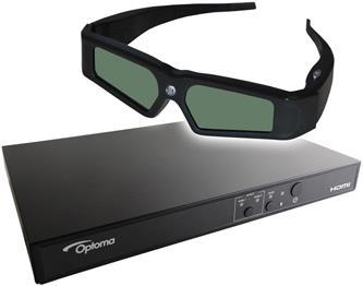 Optoma 3D-XL, Switch-Box für 3D ready Projektoren, DLP-Link (Funktionserweiterung)
